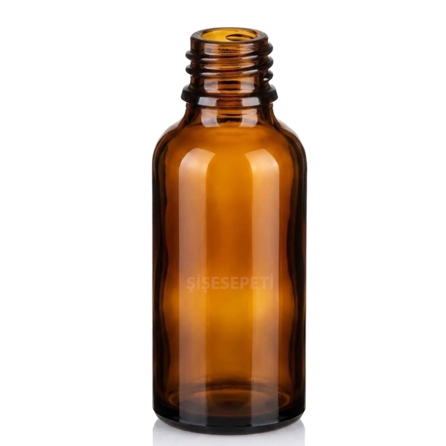 30 CC Amber Dropper Şişe Kapaksız Boya Şişesi