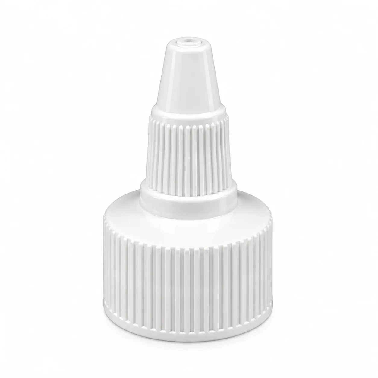 24/410 Beyaz Twist Top Asansör Kapak – Kozmetik, Sos ve Akışkan Ürün Kapağı