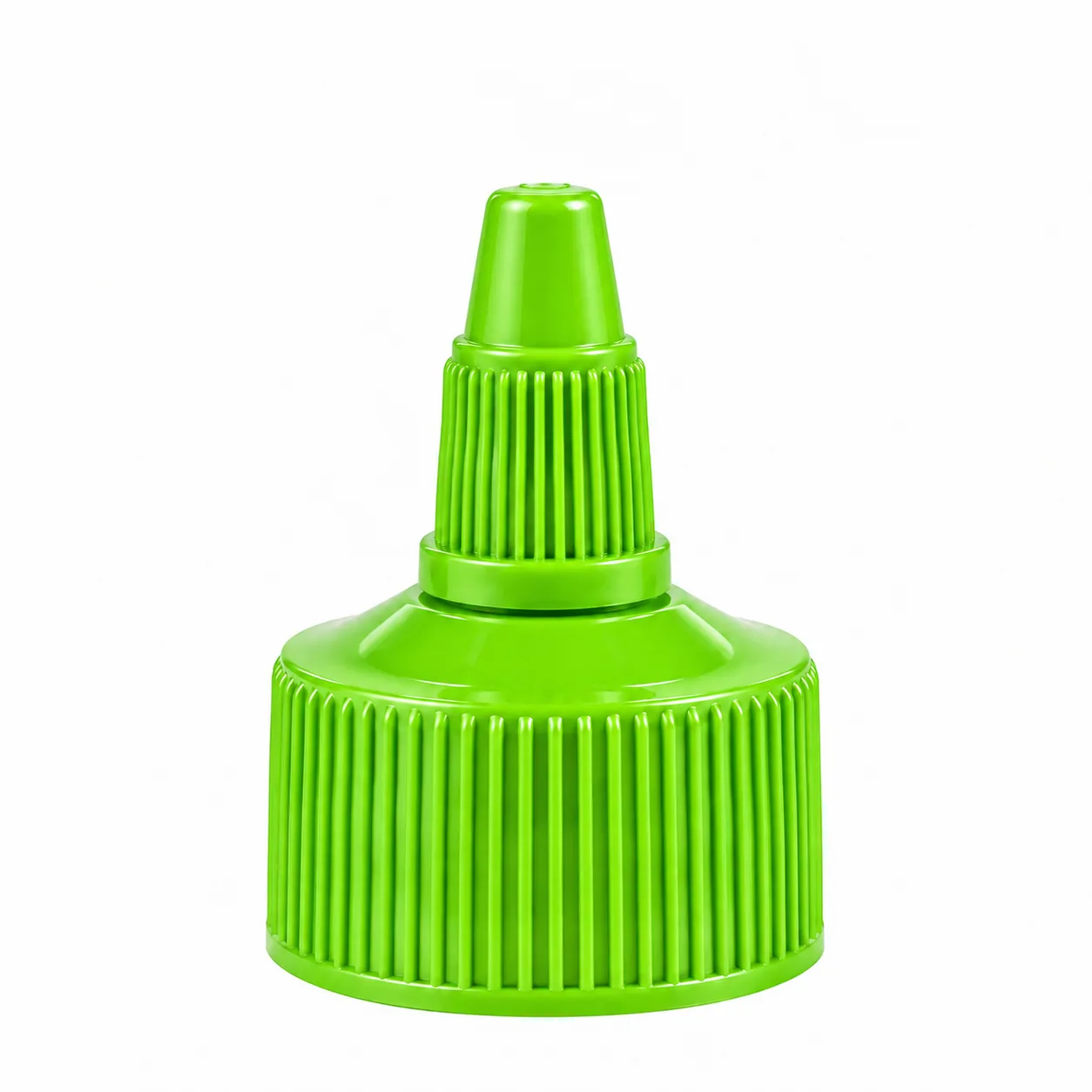 28/410 Açık Yeşil Twist Asansör Kapak – Jalapeno ve Sos Şişesi Akıtıcı Kapak