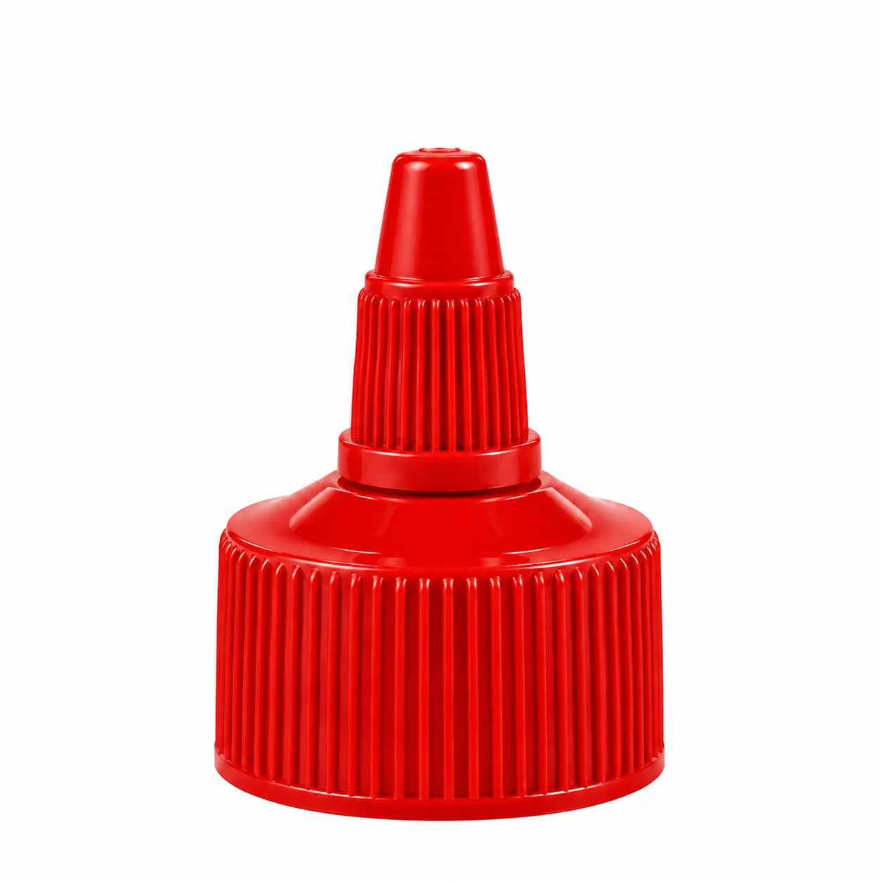 28/410 Kırmızı Twist Asansör Kapak – Sos ve Sriracha Şişesi Akıtıcı Kapak Kırmızı