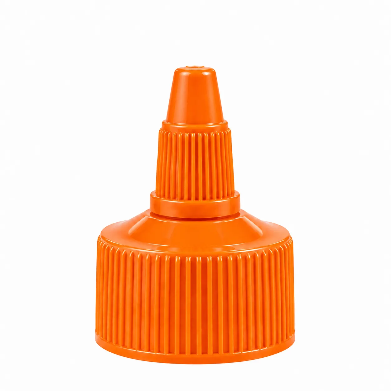 28/410 Turuncu Twist Asansör Kapak – Sos ve Sriracha Şişesi Akıtıcı Kapak