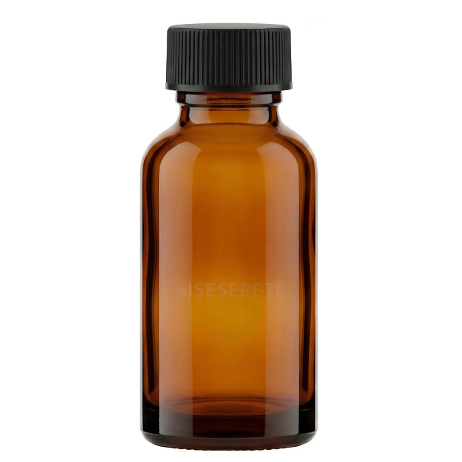 5 ml Amber Cam Şişe Düz Kapaklı Boş Şişe